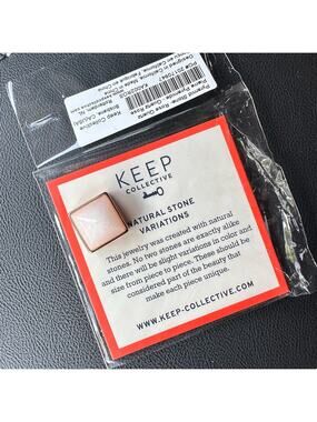 Keep Collective Charm Quartz Pyramid New